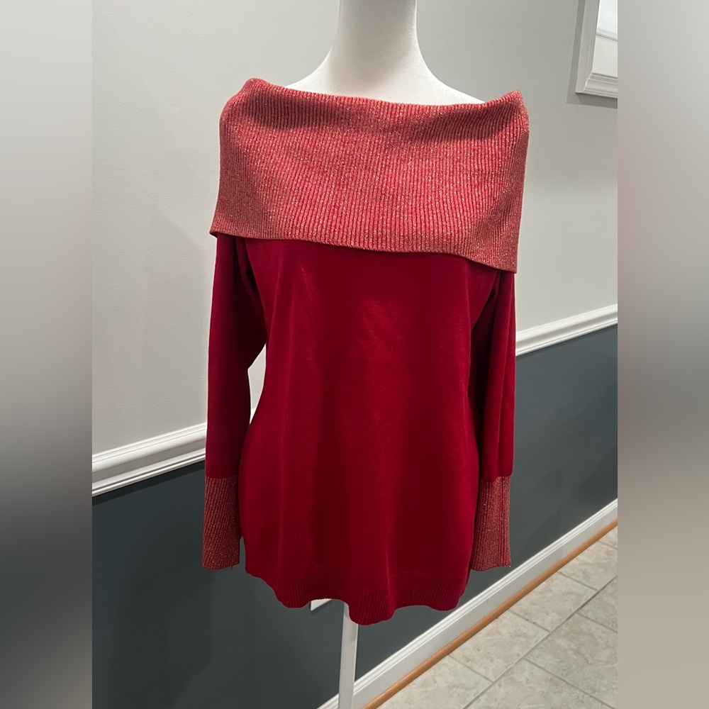 NWT Questions sweater, extra large